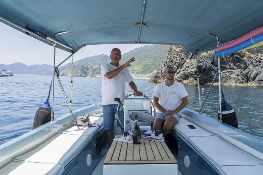 Cinque Terre Sunset Boat Tour - Prosecco, focaccia, and the snack setup that keeps you happy
