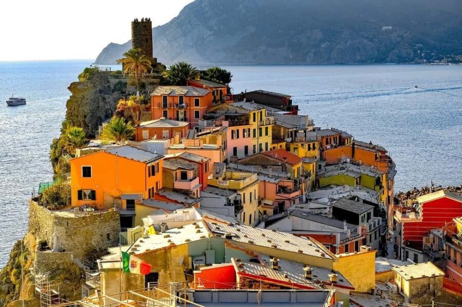 From Florence: Full-Day Private Cinque Terre Tour with Pisa - Ferry Hop From Manarola to Vernazza: Sea Views With a Weather Note