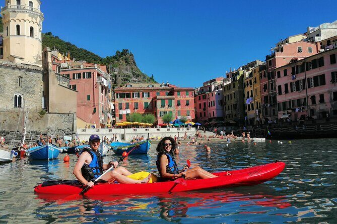 Kayak tour from Monterosso to Vernazza - What you’ll do on the water: historic village views and cave time