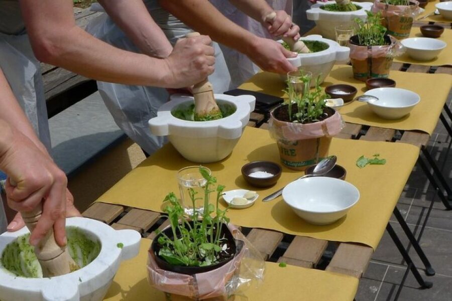 Manarola: Authentic Pesto Making Class at Cinque Terre - The Marble Mortar Lesson: What You’re Really Learning