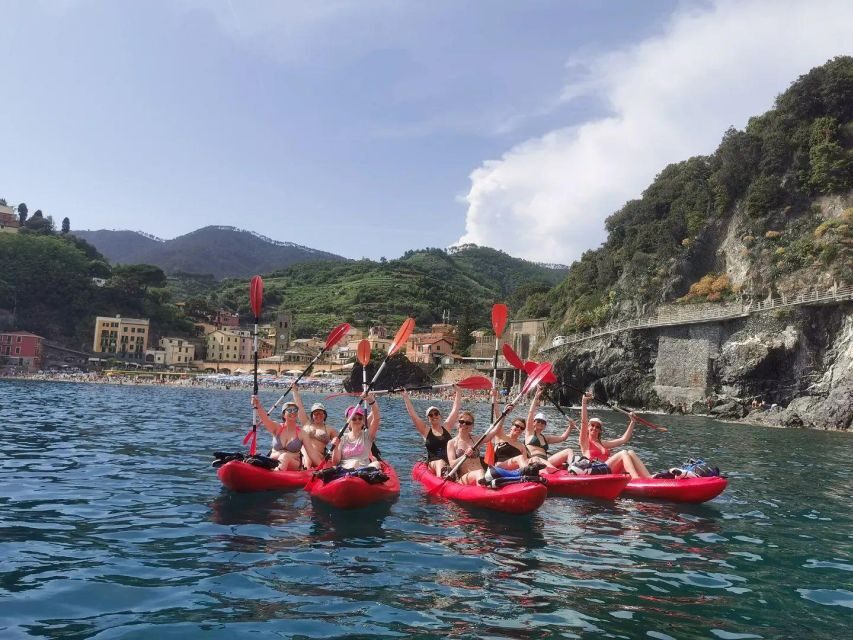 Monterosso al Mare: Monterosso Kayak and Snorkeling Tour - The first paddle: guided Cinque Terre coastline views and photo stops